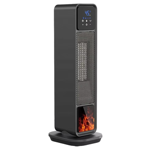 Ventilateur souffleur PTC portable 2200W, mini chauffage électrique, flamme 3D, air chaud, maison, bureau, certifié EU GS, confort domestique, bureau - Product Image 1