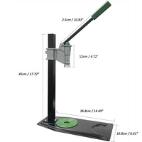 Outil de serrage manuel pour bouteilles, machine à sertir les capsules de 26 mm et 29 mm, sertisseur de bouteilles robuste en métal, action facile, sertisseur de bouteilles de table