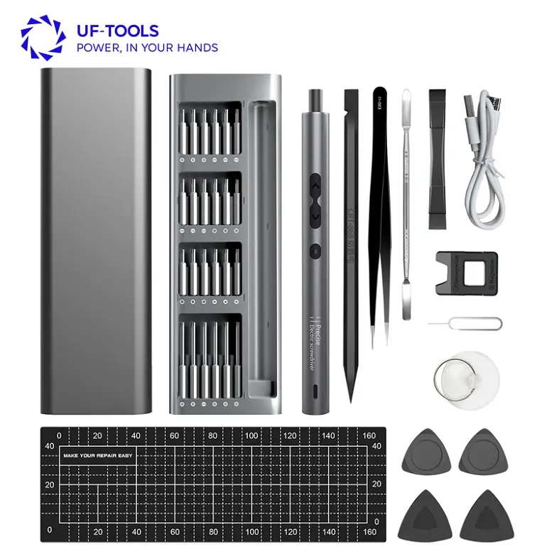 Jeu de mini tournevis professionnels 62 pièces Outils de réparation sans fil électriques en acier pour bricolage Installation domestique OEM Pro