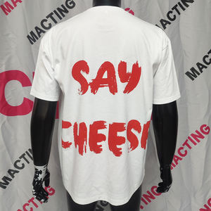 เสื้อยืดลายกราฟิกประดับพลอยเทียมสำหรับผู้ชายเสื้อยืดโอเวอร์ไซส์ผ้าคอตตอนพิมพ์ลายแบบกำหนดเอง - Product Image 3