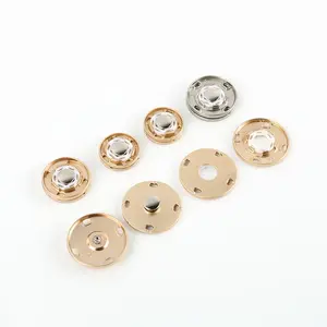 New Style Fastener Zinc Alloy Press Plastic Fastener Laminating Metal Snap Button For Sewing