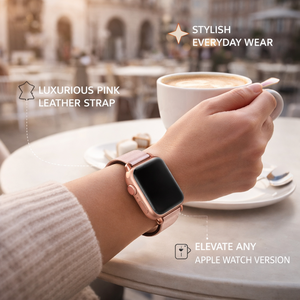 Cinturino Classico di Lusso in Vera Pelle per <span class=keywords><strong>Apple</strong></span> Watch 42mm 38mm, Bracciale per IWatch 44mm 40mm - Product Image 3