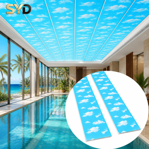 Placas de <span class=keywords><strong>PVC</strong></span> de Alto Brillo Resistentes al Calor de 300 mm x 8 mm para Techos de Baños, para el Mercado de Arabia Saudita - Product Image 3