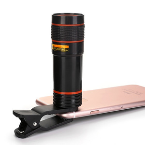 Téléobjectif universel 12X téléobjectif objectif de caméra externe HD objectif de téléphone zoom 12X - Product Image 4