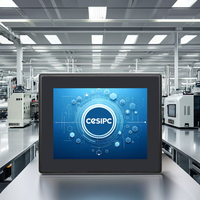 CESIPC 24V GPIO J6412 Industrial Pc IP65 Fanless Embedded Panel Pc 128gb Ssd All in One Computer USB LAN COM