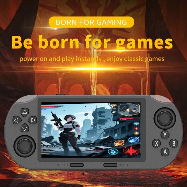 Hot-selling SF3000 Retro Handheld Portable Game Console 4.5 Inches Retro Video Game Console Support PS1 for Christmas Gifts