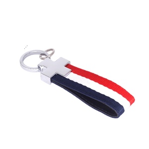 Llavero de Cuerda Trenzada con Diseño de Bandera de Marca de Auto al por Mayor para <span class=keywords><strong>Benz</strong></span> Mercedes AMG BMW M - Product Image 1