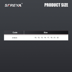 SFREYA S180-8, 8 buah 1/2 inci <span class=keywords><strong>DR</strong></span>.38mmL Set soket Impact Multi spesifikasi perbaikan otomotif soket pistol pneumatik ban - Product Image 5