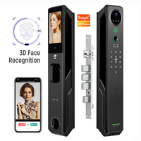 Kunci Pintu Sidik Jari dengan Layar Terintegrasi Ttlock Smart Door Lock Tuya Wifi Smart Door Lock Kunci Pintu Pintar untuk Apartemen