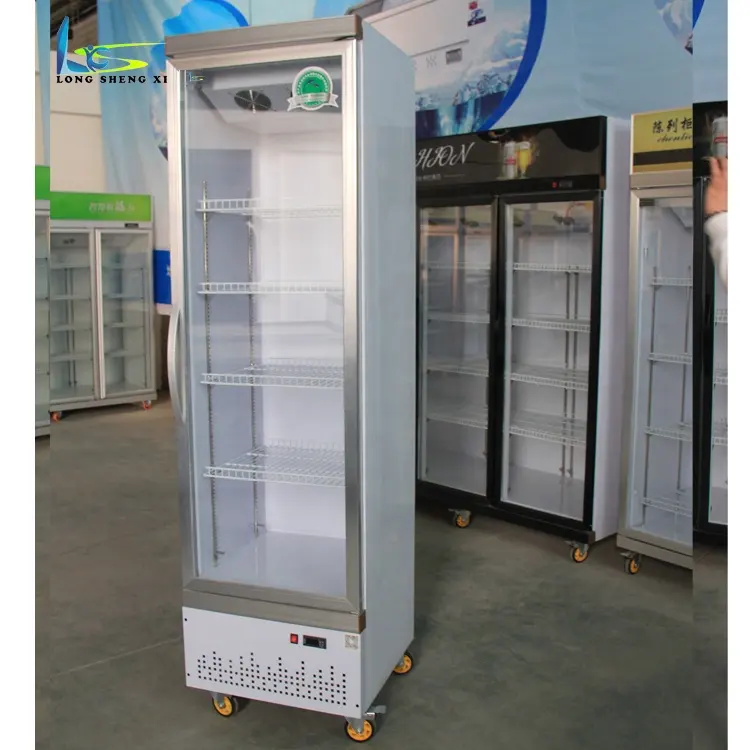 Commercial special upright glass door used in display exhibitor/refrigerated showcase