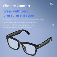 Lunettes de traduction intelligentes avec caméra alimentée par l'IA, objectif 4K, commande vocale sans fil, WiFi, appels musicaux - pour la photographie