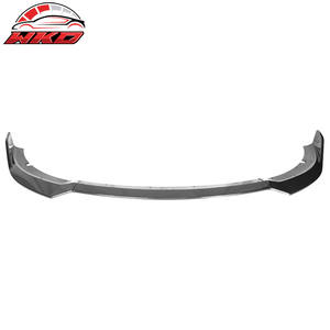 Lèvre de pare-chocs avant pour Dodge Charger SRT 2015-2023 V1 3 pièces, imprimé fibre de carbone, diffuseur ABS, protection de menton - Product Image 1