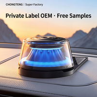 Diffuseur d'air frais solaire personnalisé pour voiture, aromathérapie, parfum avec capsule parfumée pour l'intérieur du véhicule