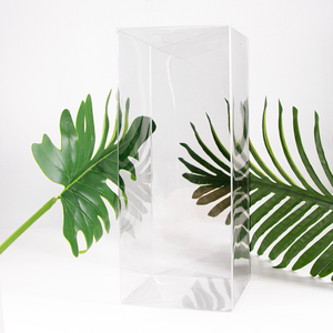 Venta caliente 6cmX6cmX12cm Cajas de plástico plegables transparentes rectangulares transparentes <span class=keywords><strong>Caja</strong></span> de plástico <span class=keywords><strong>transparente</strong></span> PET de grado alimenticio para dulces - Product Image 4