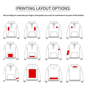 Sudaderas con Capucha Personalizadas de Algodón y Poliéster de Gran Peso, 500 g/m², Estilo Urbano, con Estampado Gráfico 3D en Relieve para Hombre, 2026 GC - Product Image 4