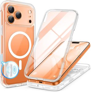 <span class=keywords><strong>เคส</strong></span>โทรศัพท์ BERFY สำหรับ <span class=keywords><strong>iPhone</strong></span> 17 Pro Max พร้อมกระจกกันรอยในตัว ป้องกันกล้อง กันกระแทก ครอบคลุมทั้งตัวเครื่อง ขนาด 6.9 นิ้ว สีใส - Product Image 1