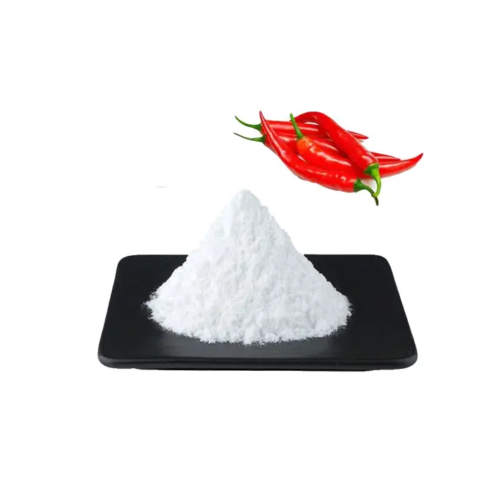 Melhor preço Suplemento de qualidade alimentar Capsaicina em pó de cristais puros de Capsaicina a granel