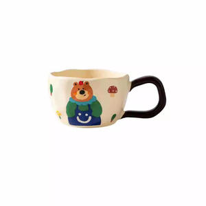 Mug en céramique créatif en forme d'ours en peluche, design mignon, filles, haute apparence, longue poignée, 400 ml, passe au lave-vaisselle et au micro-ondes, fête - Product Image 5