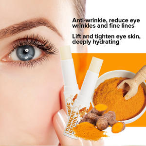 Stick crème contour des yeux au curcuma naturel de haute qualité, éclaircit et hydrate, atténue les ridules, soin profond des yeux - Product Image 3