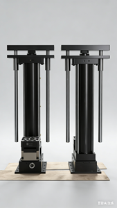 Micro <b>Linear</b> <b>Actuator</b> Telescopic Servo Pneumatic Cylinder 63mm Diameter 150mm Stroke Length Low Noise 1605 Lead Stainless Steel - Product Image 5