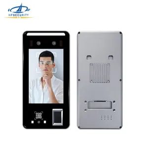 FR05 5 inch android device face fingerprint card access control EM Lock exit button gps biometric access control system