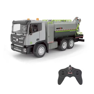 Camion pulvérisateur de brouillard RC SJY-1316 avec éclairage, en alliage, 9 canaux, véhicule d'ingénierie pour le nettoyage urbain - Product Image 1
