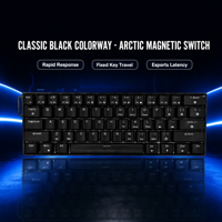 Nouveau clavier de jeu USB Type C en plastique, compact 60 %, 61 touches, rétroéclairage RGB, filaire, noir, mécanique à membrane, étanche pour ordinateur de bureau