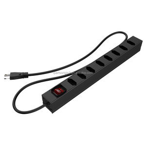 PDU Modular Profesional para Gabinete 1U de 19 Pulgadas con 8 Tomas de Corriente, Unidad de Distribución de Energía de Alta Calidad para el Mercado Brasileño - Product Image 3