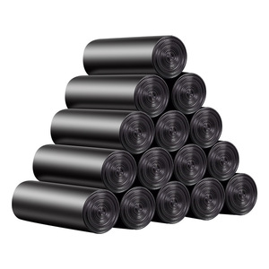 Bolsas de Basura Gruesas con Cordón, Cierre Automático, Bolsas de Plástico para Basura Doméstica, para Uso en Cocina y Hogar, Protegen las Manos - Product Image 1