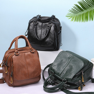 Haute qualité épaissi femmes <span class=keywords><strong>sac</strong></span> à <span class=keywords><strong>dos</strong></span> femmes PU <span class=keywords><strong>cuir</strong></span> souple à la mode femmes <span class=keywords><strong>sac</strong></span> à main Simple et décontracté étudiant <span class=keywords><strong>sac</strong></span> à <span class=keywords><strong>dos</strong></span> - Product Image 6