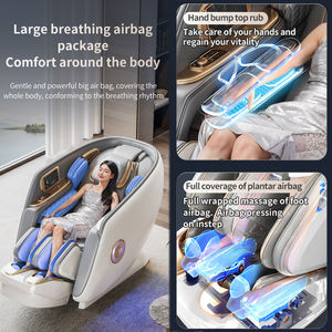 VCT neue 6D Jade Ultra Dual Movement High-End Luxus-Ganzkörper <span class=keywords><strong>massage</strong></span> stuhl mit intelligenter Sprach steuerung Bluetooth-System - Product Image 4