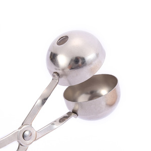 Stainless Steel Meatball Maker 8cm Kitchen Tongs For Rice Ball <b>Mold</b> Food Clips - Product Image 2