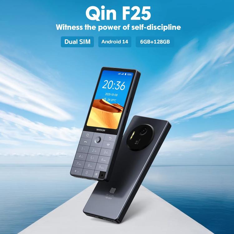 DUO QIN F25 Mini Phone - 6GB+128GB Elder Keypad Smart Phone