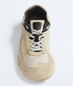 Bottega Premium Unisex Retro De Trainer, Zapatillas de Moda con Bloques de Color, Casuales, Versátiles, Antideslizantes, Combinables con Todo, de Uso Diario, de Cuero Genuino Veneta - Product Image 3