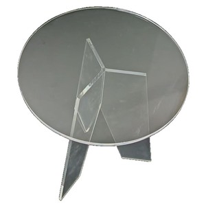 Acrylic Coffee <b>Table</b> Transparent Round Modern Minimalist Living Room <b>Sofa</b> <b>Side</b> <b>Table</b> Plexiglass Customizable - Product Image 3