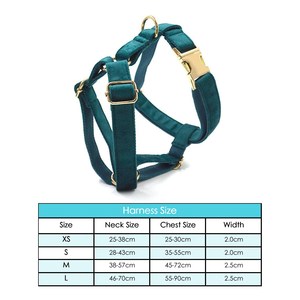 กระเป๋าไนลอนบุสีเขียวมรกตเข้มแบบปรับแต่งได้ชุดสายจูงแบบผูกโบว์และกระเป๋าใส่อุจจาระสุนัข - Product Image 4