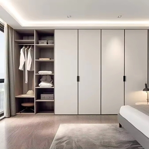 Modern Home Full Wall <strong>Wardrobe</strong> Integrated Design Multi Functional <strong>Storage</strong> <strong>Unit</strong> for Bedroom Living Area Villa - Product Image 1