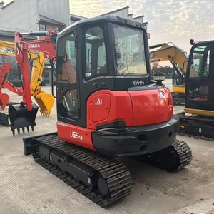 Excavadora Usada Original Kubota U55-4 de Japón, 5.5 Toneladas, Pocas Horas de Uso, Miniexcavadora de Segunda Mano Kubota U55 Kx163 Kx155 - Product Image 5