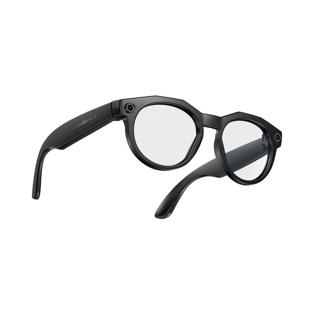 Photochromic Smart Glasses W611 Pro with Auto-Tinting Lenses 8MP Camera AI Voice Assistant WiFi BT Lightweight TR Frame