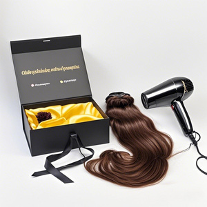 <span class=keywords><strong>2025</strong></span> biểu tượng tùy chỉnh có thể gập lại phần mở rộng tóc hộp hiển thị với xử lý satin lót tóc giả tóc con người hộp giấy cho salon và cửa hàng Quà Tặng - Product Image 4