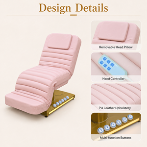 Lit de soin électrique réglable à 4 moteurs, pliable, avec éponge haute densité, pour salon de beauté et spa, best-seller DN - Product Image 5