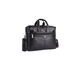 Bolso Mensajero Ejecutivo de Cuero Genuino para Portátil con Diseño Reforzado, Gran Capacidad y Protección - Product Image 4