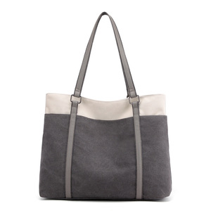 Bolso de Mano Ligero para Portátil, Bolso de Hombro de Lona para Mujer, Bolso de Gran Capacidad, Bolso de Lona para el Trabajo - Product Image 6