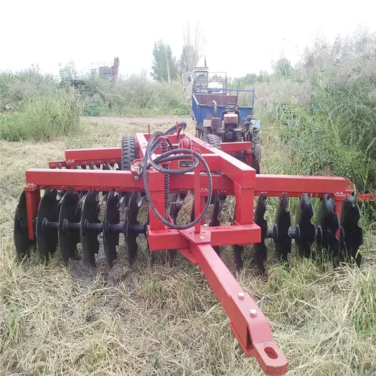 hydraulic disc harrow blades agriculture tractor farm machinery mini offset heavy duty disk rotary tractor power harrow for sale