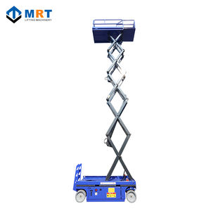 MRT 3m-18m gunting listrik tenaga baterai hidrolik pengangkat Sizer mendorong sendiri Platform kerja Aerial Lift pria - Product Image 2