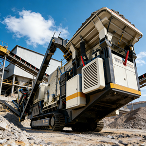 Concasseur à mâchoires sur chenilles 250-400 TPH certifié CE pour l'extraction de minerai de fer, composants durables, faible entretien - Product Image 2