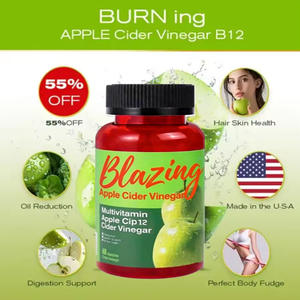 Gomitas de Vinagre de Manzana Orgánico OEM/ODM, Sin OMG, Vegetarianas, <span class=keywords><strong>Dieta</strong></span> Cetogénica, Quemador de Grasa, Vitamina B9 B12 para Adultos y Adolescentes - Product Image 4