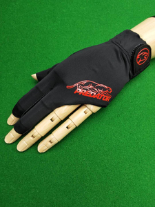 Gant de billard Predator Second Skin à 3 doigts pour main gauche, gant respirant pour le billard et le snooker, noir jaune rouge bleu - Product Image 2