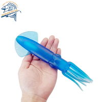 Échantillons gratuits 9 pouces caoutchouc Mauler calamars 23 cm plastique souple thon pêche à la traîne calmar leurre gros jeu à la traîne leurres et matériel