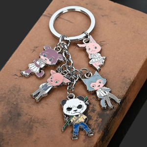 Porte-clés en alliage de zinc tendance, motif Animal Rhapsody 3D <span class=keywords><strong>Death</strong></span> <span class=keywords><strong>Note</strong></span>, vente en gros, Chine - Product Image 3